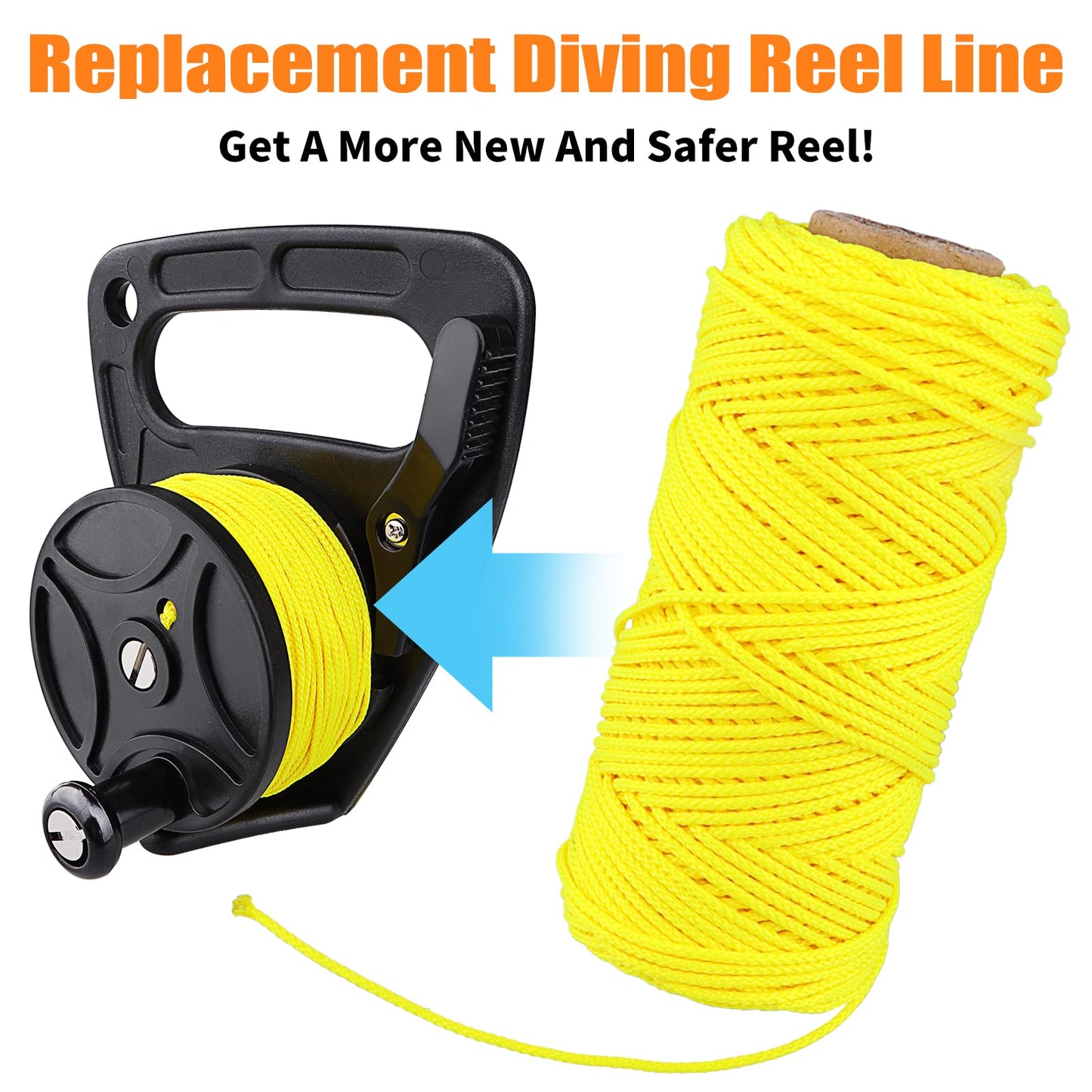 150ft Scuba Diving Reel Line Replacement, 2mm