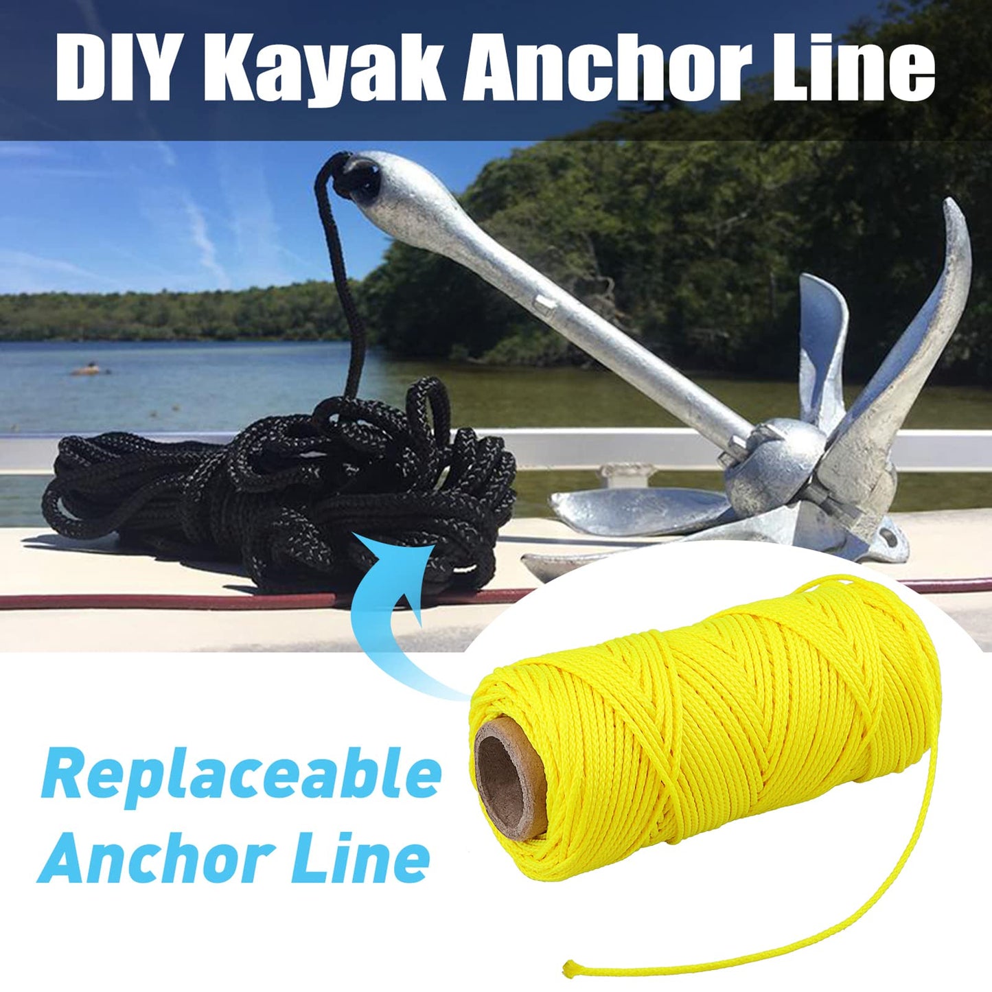 150ft Scuba Diving Reel Line Replacement, 2mm