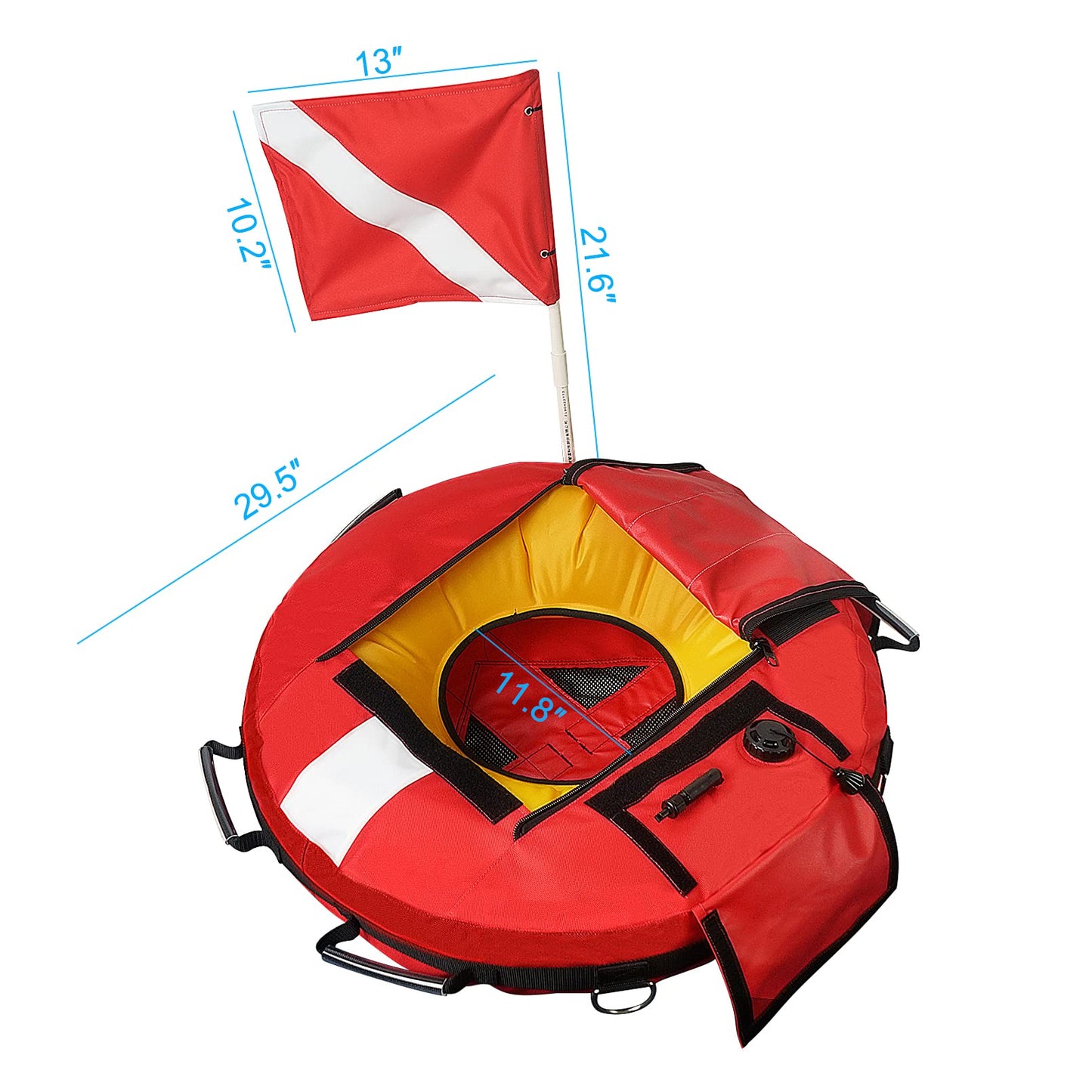 Round Diving Safety Surface Marker