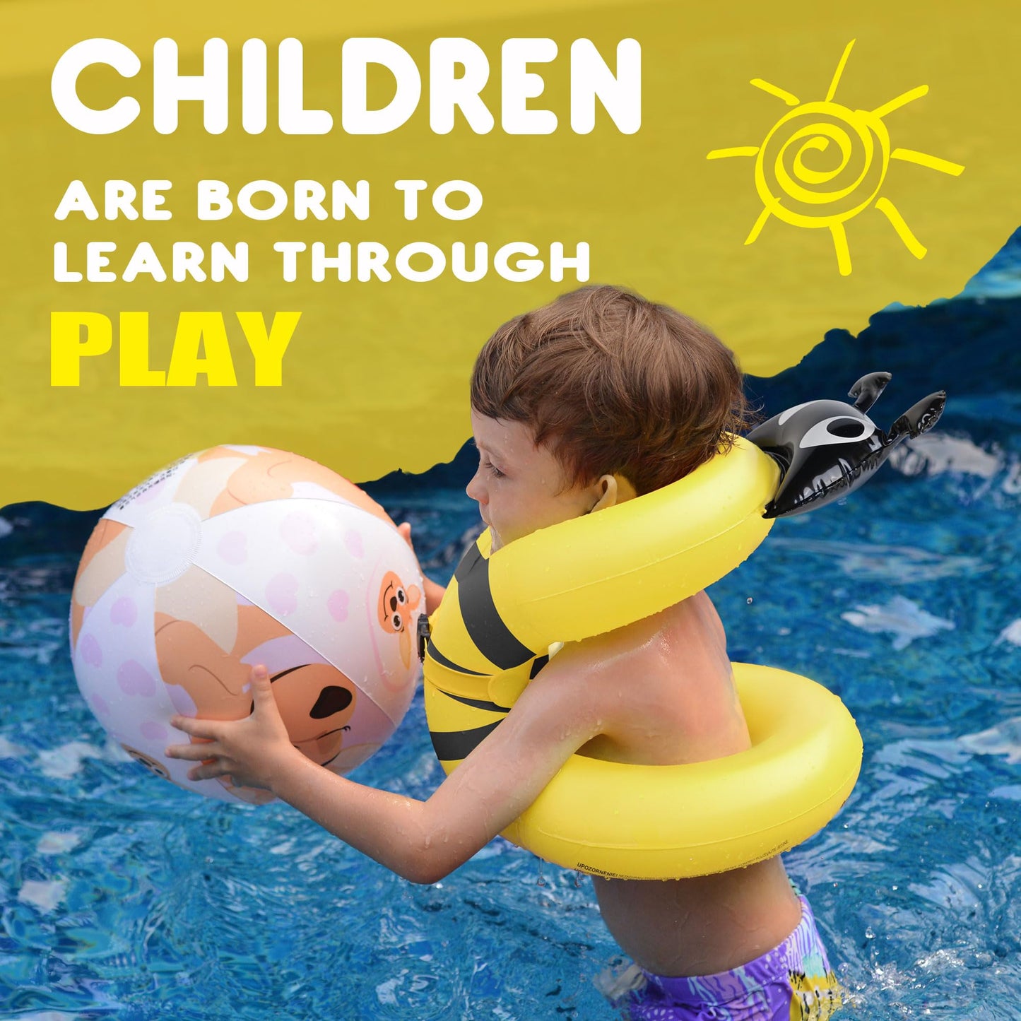 Kids Swim Vest, 33-50 Lbs