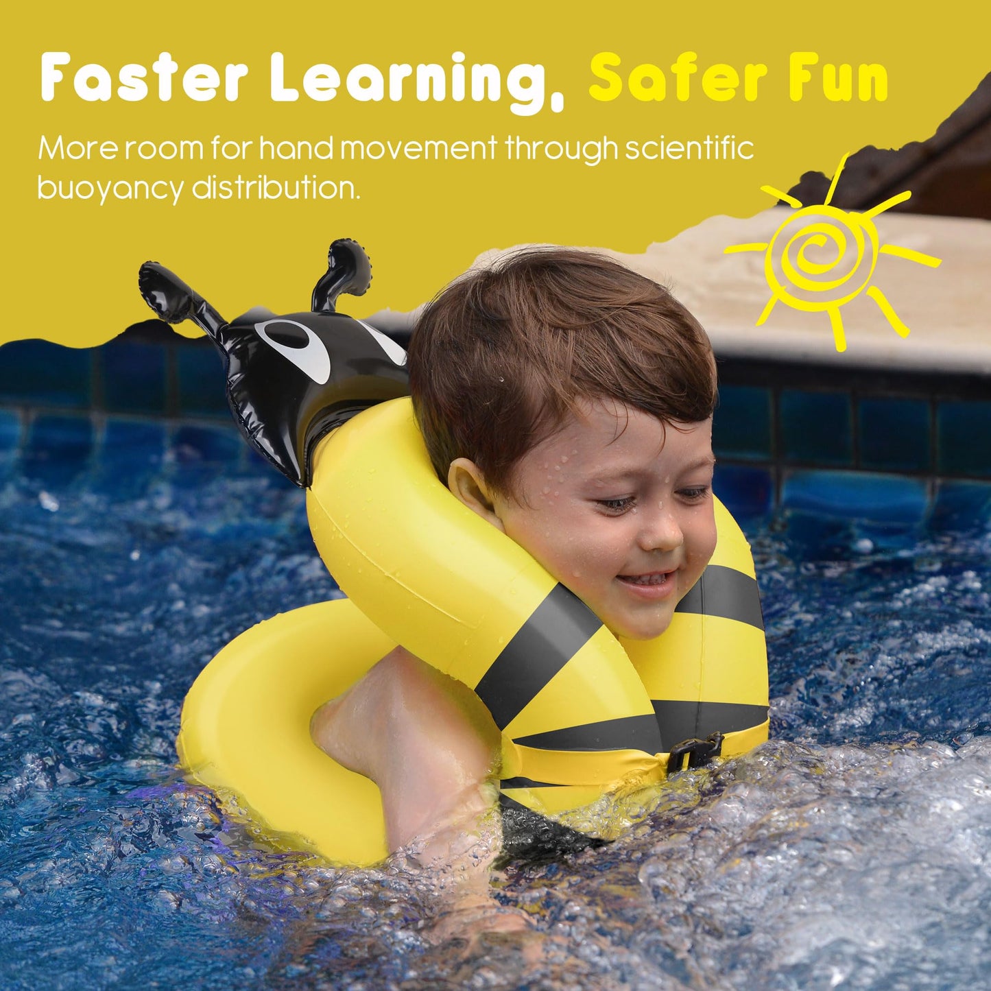 Kids Swim Vest, 33-50 Lbs