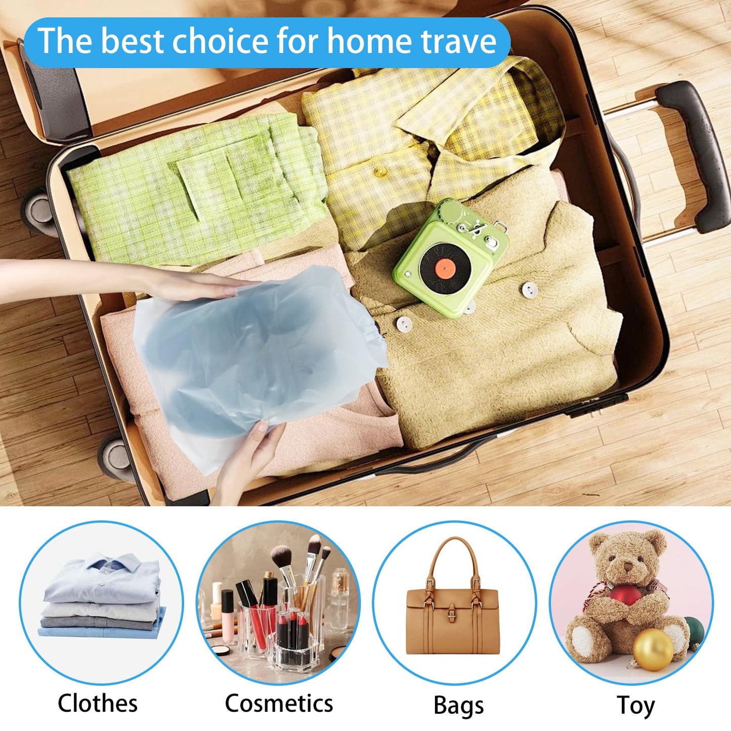 5 Pack Shoe Bags for Travel, 15.7" x 11.8"