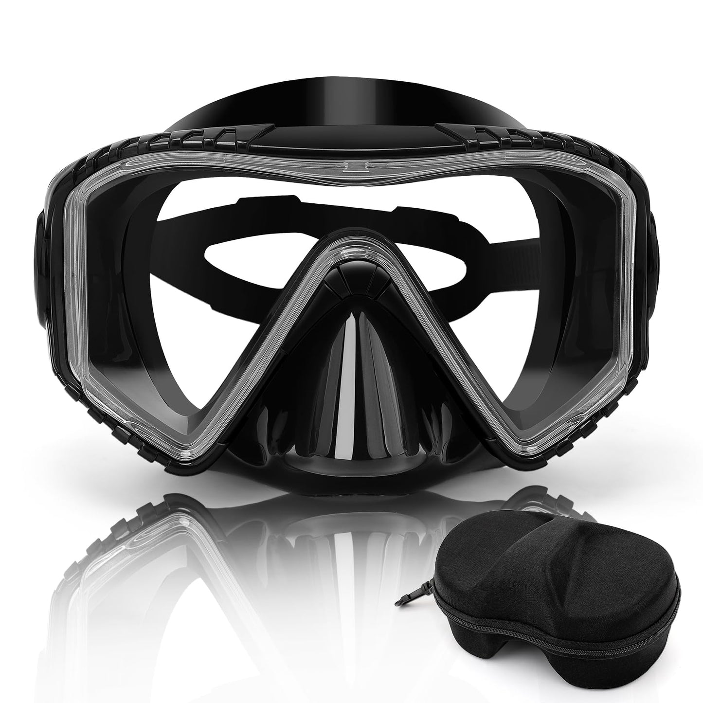 Diving Mask, Pano 3 Window Snorkel Mask