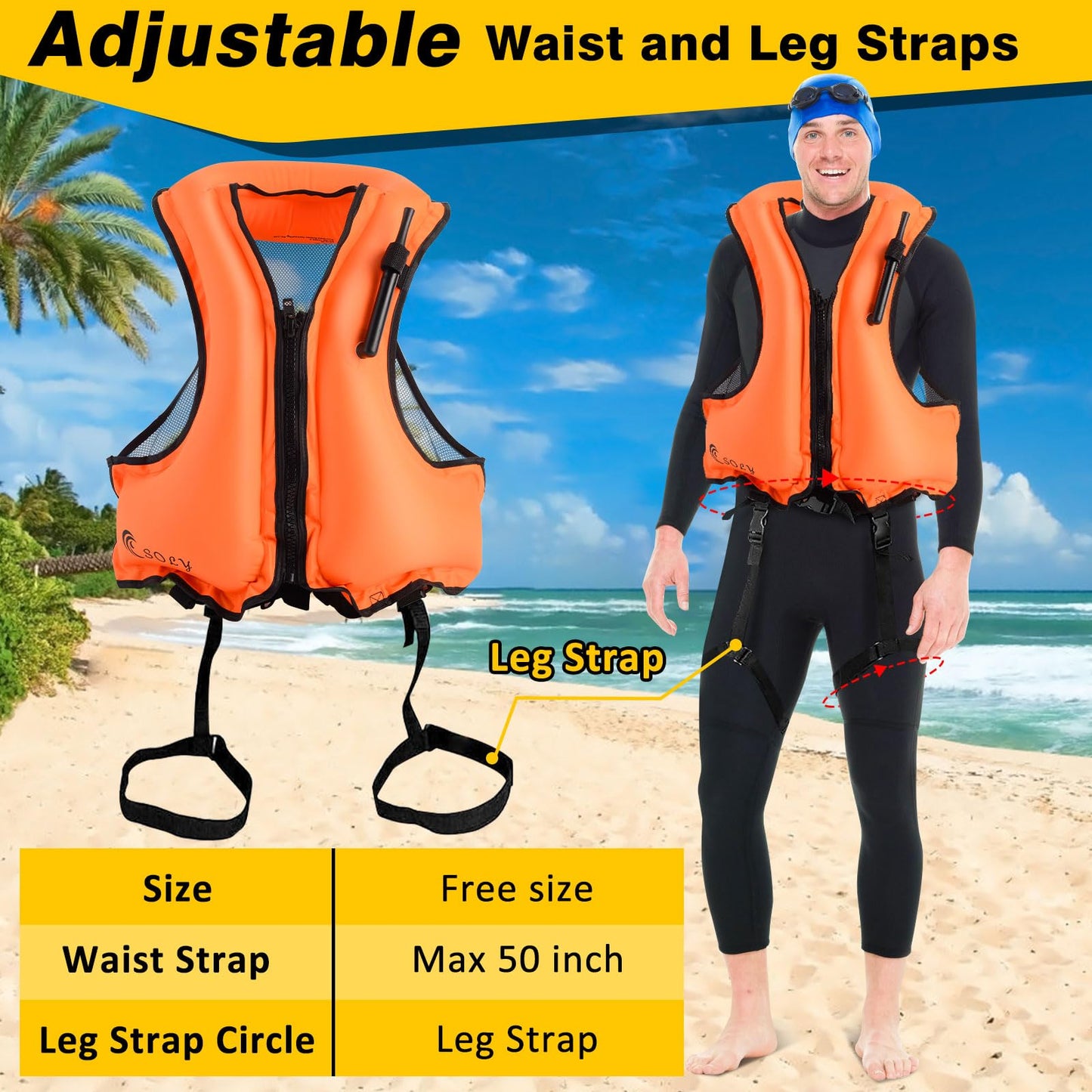 Snorkel Vest for Adults