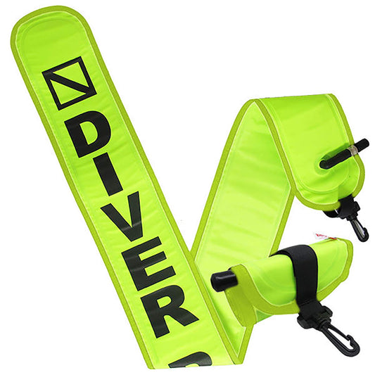 4ft Neon Yellow Scuba Diving Surface Marker