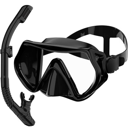 Snorkeling Gear for Adults, Dry Snorkel Set