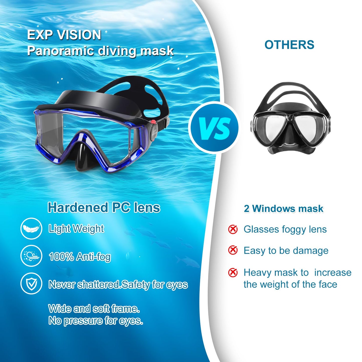 Snorkeling Diving Mask