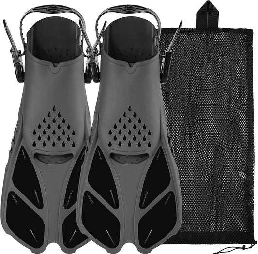 Swim Fins with Adjustable Buckles